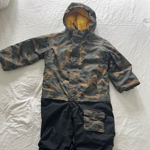 Boys North Face One Piece Snow Suit